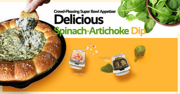 Pull-Apart Bread with Spinach-Artichoke Dip