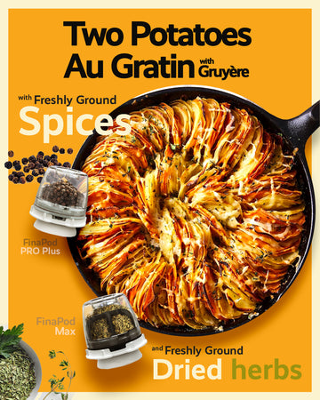 Two Potatoes Au Gratin with Gruyère